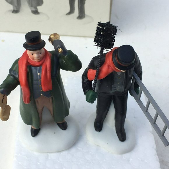Dept 56 Town Crier & Chimney Sweep Dickens Village Christmas Accessory - 1990 - Picture 8 of 10
